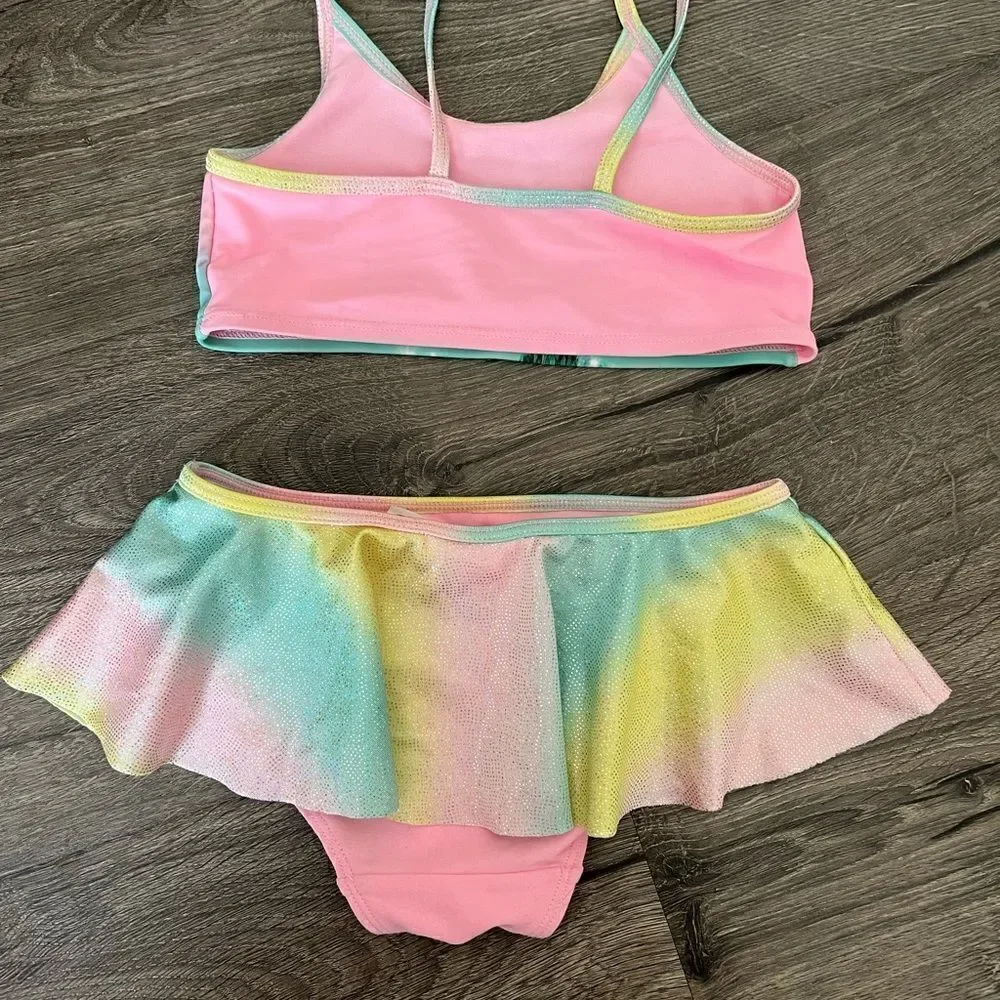 H&M Patterned Girl Swimming Bikini size 4-6 y